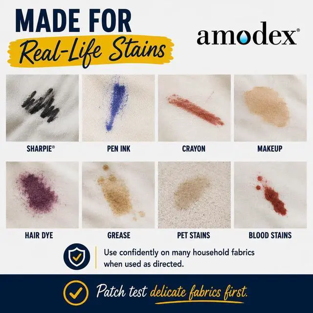 Alt view image 5 of 7 - Amodex Ink & Stain Remover 1oz Bottle