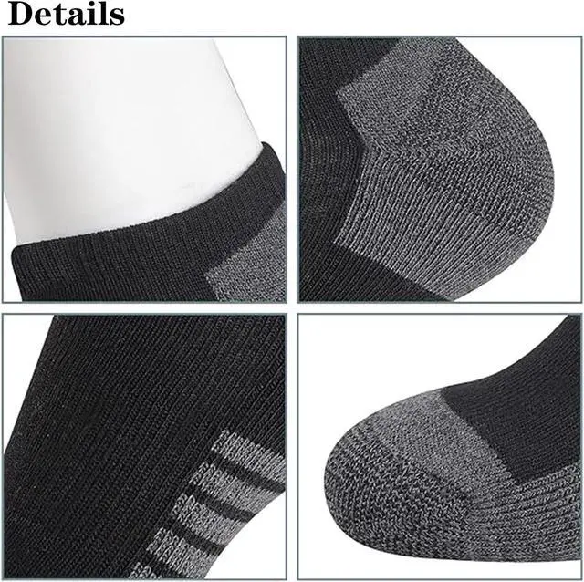 Alt view image 4 of 5 - 12-30 Pairs Low Cut Ankle Socks for Men Thin Breathable Casual No Show Athletic Socks Bulk