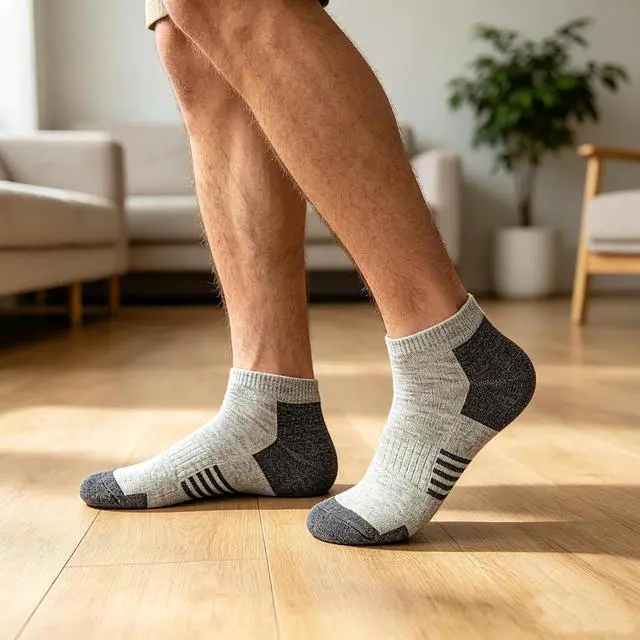 Alt view image 3 of 5 - 12-30 Pairs Low Cut Ankle Socks for Men Thin Breathable Casual No Show Athletic Socks Bulk