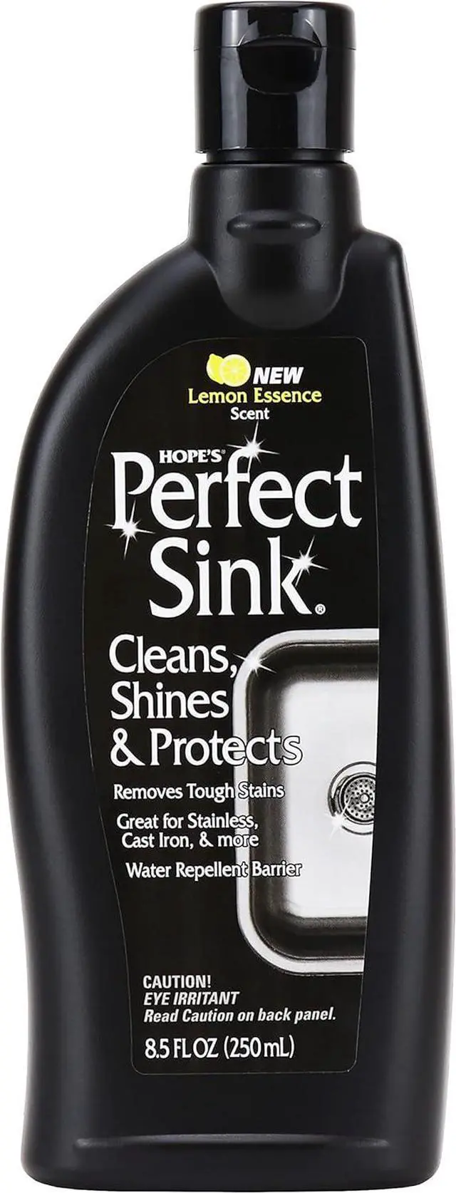 Main image of HOPE'S Perfect Sink Cleaner and Polish, Restorative, Removes Stains, Cast Iron, Corian, Composite, Acrylic, 8.5 Fl Oz