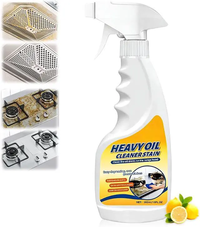 Main image of Heavy Oil Cleaner Stain,Heavy Oil Stain Cleaner Kitchen,Clean Up Kitchen Oil Stains Spray,Kitchen Spray Cleaner,Multi-purpose Oils Stain Cleaner,Clean Up Kitchens Oil Stains (300ml)