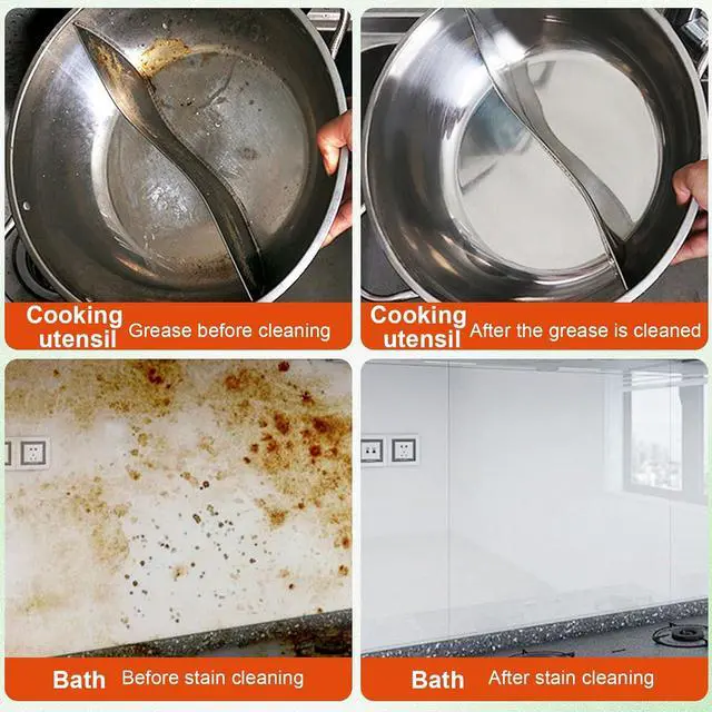 Alt view image 6 of 7 - Heavy Oil Cleaner Stain,Heavy Oil Stain Cleaner Kitchen,Clean Up Kitchen Oil Stains Spray,Kitchen Spray Cleaner,Multi-purpose Oils Stain Cleaner,Clean Up Kitchens Oil Stains (300ml)