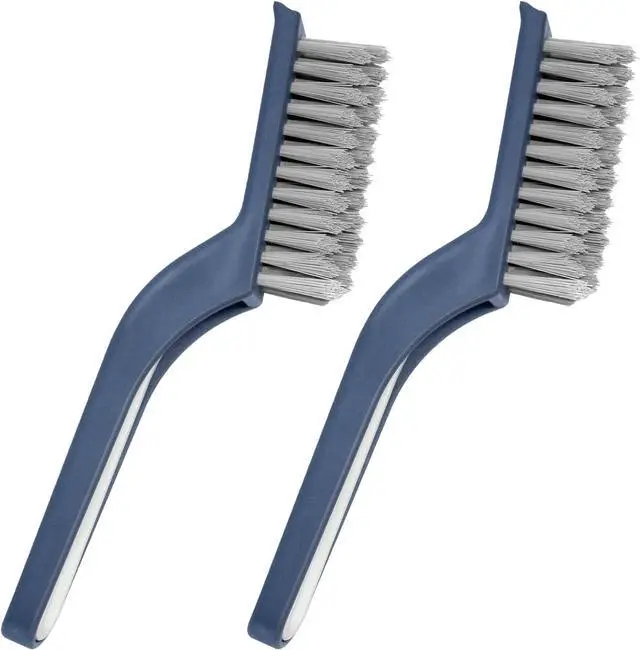 Main image of Stiff Bristle Brush - Hard Bristle Crevice Cleaning Brush Tools for Household, Kitchen, Bathroom, Window, Toilet, Corners, Multi Purpose Hard Bristle Brushes for Deep Cleaning Gap(2 pcs)