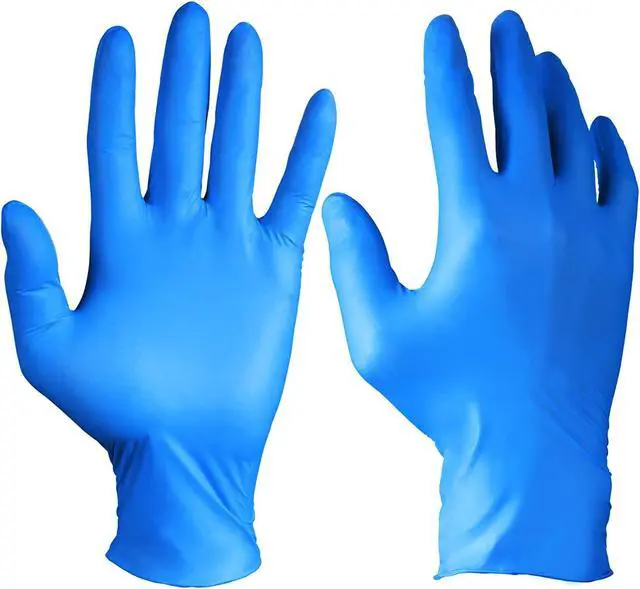 Alt view image 3 of 6 - PEIPU Nitrile Disposable GlovesPowder Free, Cleaning Service Gloves, Latex Free