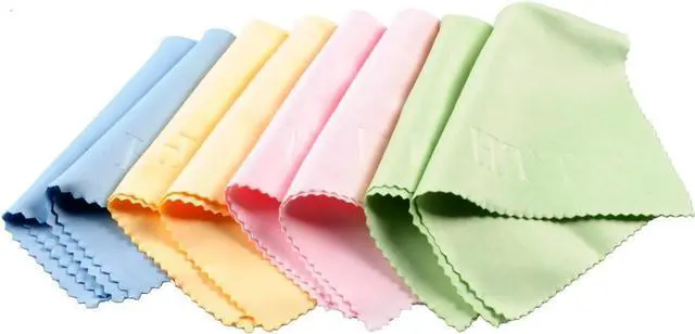 Main image of Microfiber Cleaning Cloths - for All LCD Screens, Tablets, Lenses, and Other Delicate Surfaces (8-Pack, 6x7)