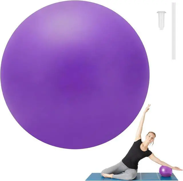 Main image of Small Pilates Ball 9 Inch Small Exercise Ball Mini Workout Yoga Balls for Gym Yoga, Core Training, Fitness, Workout, Stability, Improves Balance