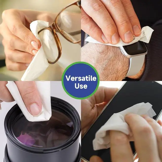 Alt view image 6 of 6 - Lens Wipes for Eyeglasses, 100 counts, Ocean Scent, Individually Wrapped, Glasses Wipes, Safe for Eye Glasses,Camera Lens & Electronic Screens