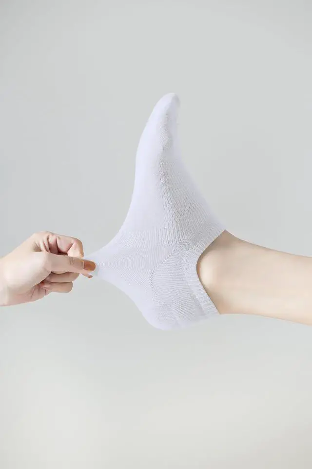 Alt view image 3 of 6 - No Show Socks for Women Cotton Thin Low Cut Non Slip Liner Socks 6 Pairs