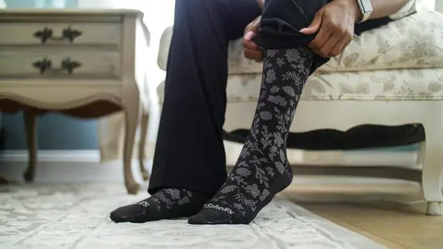 Alt view image 2 of 6 - Dr. Scholl's womens Graduated Compression Knee High Socks - Comfort and Fatigue Relief - Mild 8-15 Mmhg