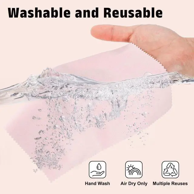 Alt view image 4 of 7 - uxcell 6 Pcs Microfiber Cleaning Cloth for Glasses, 8 x 8 Inch Eyeglass Cleaning Cloth, Glasses Cleaner Wipes for Electronics Lenses Screens Cameras Cell Phones, Light White