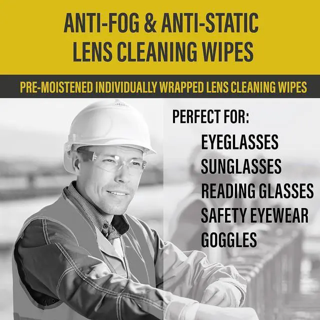 Alt view image 4 of 4 - Lens Cleaning Towelettes | Pre-moistened | No Silicone | Defogging Cleaning Wipes for Glasses, Laptops & Computer Screens, Smart Phones, Optical Lens, Goggles, Watch Screen and More l 100 Count