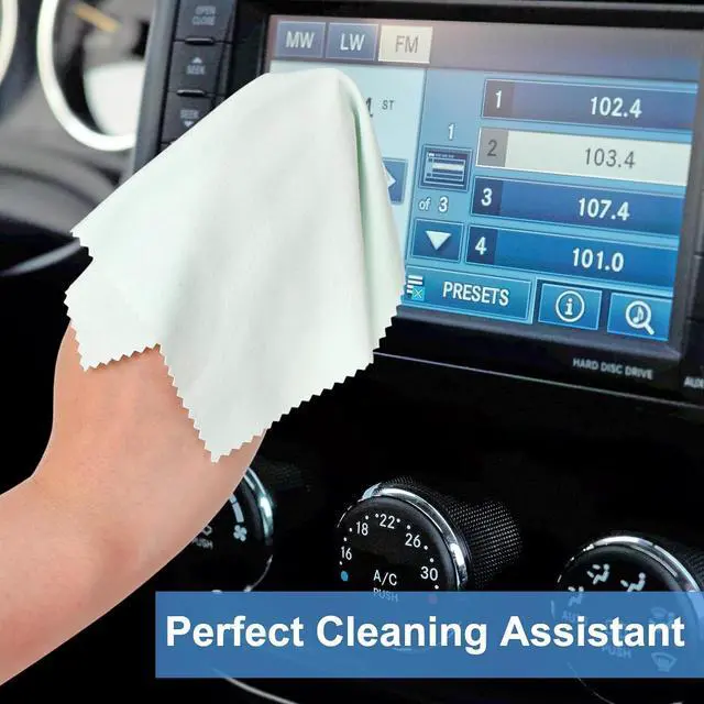 Alt view image 7 of 7 - Frienda 50 Pcs Microfiber Cleaning Cloth for Glasses 6x7 Inch Lens Eyeglasses Cleaning Cloth Sunglasses Electronics Glasses Optical Cleaner Wipes Bulk for Camera Lens Eyeglass Screen(Light Color)