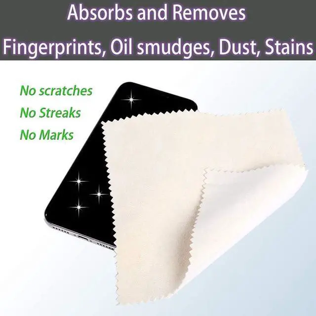 Alt view image 2 of 5 - Natural Chamois Cleaning Leather Cloth Eyeglass Camera Lens Screen | for Camera Lenses Eyeglasses Glasses Screen iPad iPhone Tablet Cell Phone Scratch Free Reusable