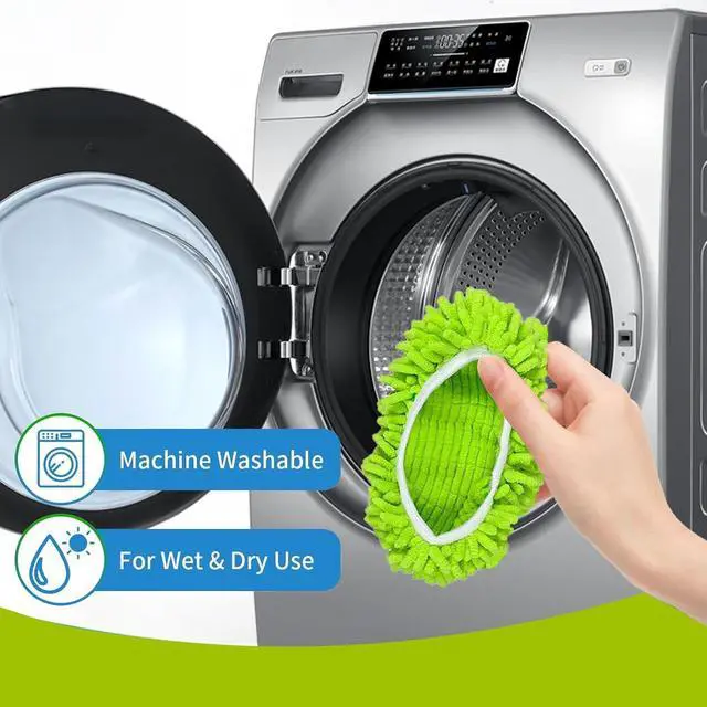 Alt view image 3 of 5 - 5PCS Reusable Microfibre Mop Pads. Replacement Mopping pad, Wet and Dry Flat mop Cover for Household Cleaning, Cloths and Chenille