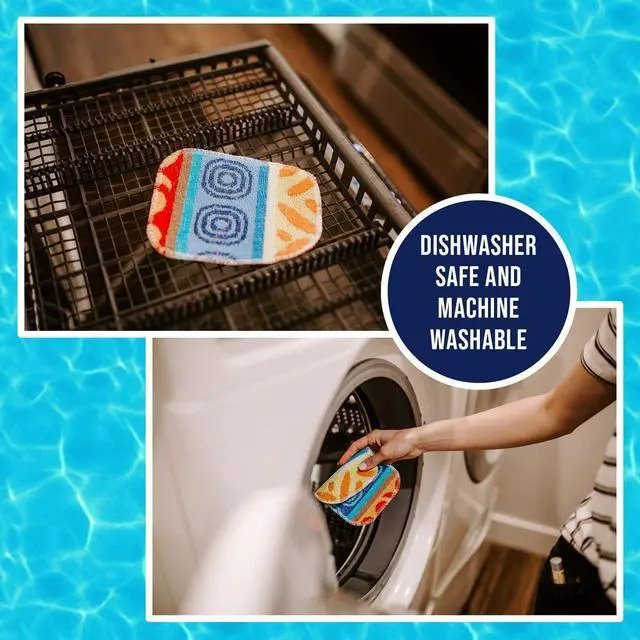 Alt view image 5 of 7 - Scratchless Cleaning Pad (2 Pack) for Cleaning Kitchen, Bathroom and Household | Great for Non-Stick Cookware | Reusable | Long-Lasting | Environmentally Friendly