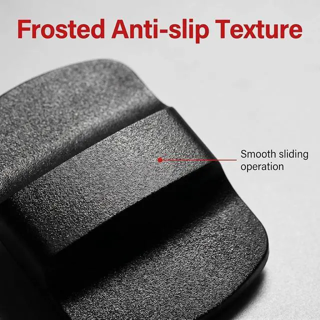 Alt view image 3 of 6 - 2 Pcs Magnetic Slider Replacement Block, Slider Lid Magnet for Yeti Lids 10 oz, 14oz, 16 oz, 20 oz, 26 oz, 30 oz (Black+Black)
