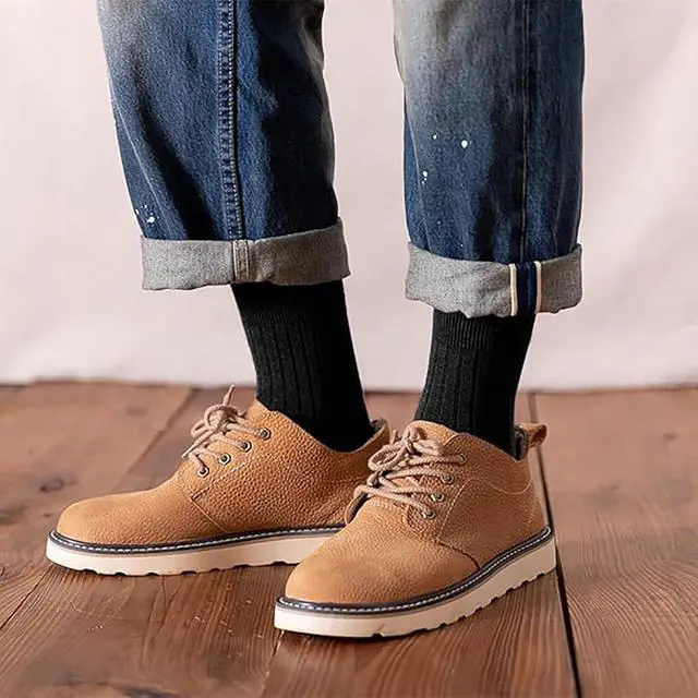 Alt view image 3 of 5 - 6-50 Pairs Crew Athletic Socks for Men Breathable Cushion Casual Sport Socks for Running Traveling