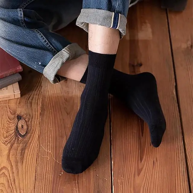 Alt view image 5 of 5 - 6-50 Pairs Crew Athletic Socks for Men Breathable Cushion Casual Sport Socks for Running Traveling