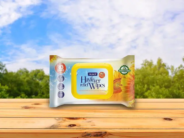 Alt view image 5 of 7 - Nuage Hayfever Relief Wipes, Resealable Pack