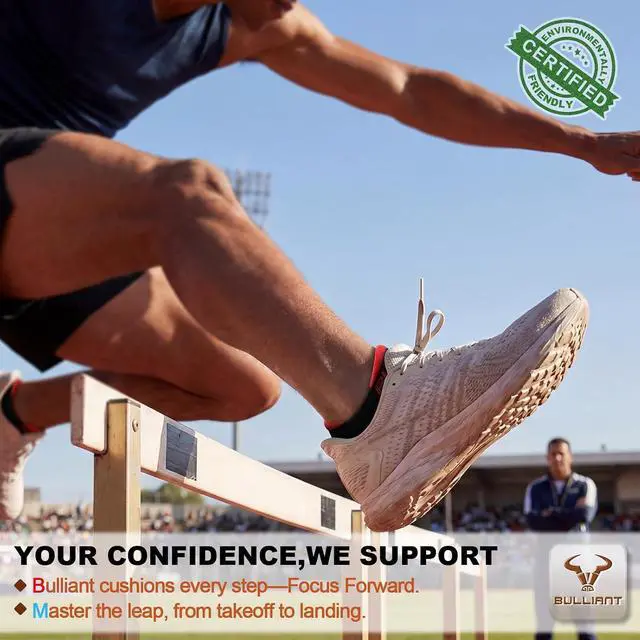 Alt view image 3 of 7 - BULLIANT Men's 3-Pack Cushioned Athletic Running Ankle Socks-Arch Support | Fully Terry Sole | Breathable Nylon Blend Yarn | Anti-slip Y Heel Low Cut No show | Anti-blister Seamless Toe Closure