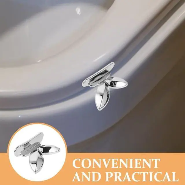 Alt view image 7 of 7 - OSALADI Toilet Lid Lifter Handle 3-Pack Toilet Seat Handle Lifter Hands-Free Restroom Accessory for Bathroom Office Public Stalls Easy Install Helps Reduce Touching Seats