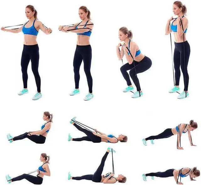 Alt view image 3 of 5 - Cooplay Resistance Bands, Mobility Bands, Pullup Bands, Workout Bands, Elastic Bands for Body Stretching, Crossfit Training for Indoor Outdoor Home Gym