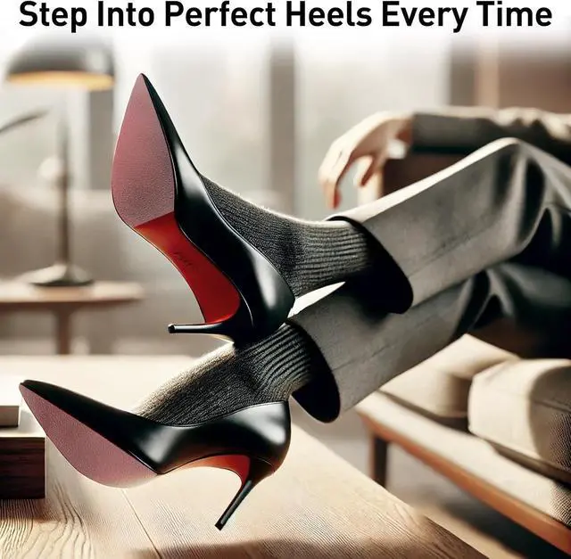 Alt view image 7 of 7 - Shoe Care Kits 6 Pack Sole Protector Stickers for High Heel Shoes - Clear CL Compatible for Christian Louboutin Red Bottoms - Universal Fit for All Heels, 10x10cm Sheets