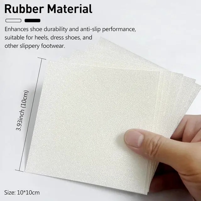 Alt view image 6 of 7 - Shoe Care Kits 6 Pack Sole Protector Stickers for High Heel Shoes - Clear CL Compatible for Christian Louboutin Red Bottoms - Universal Fit for All Heels, 10x10cm Sheets