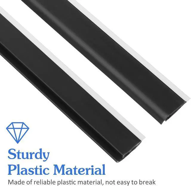 Alt view image 7 of 7 - MAGICLULU 2Pcs Dustpan Edge Replacement Strip, 11.4 Inch Plastic Dust Pan Lip Inlet Pressing Strips for Stand Up Dustpans, Garbage Shovel, Home Office Cleaning Tool Repairs Accessory