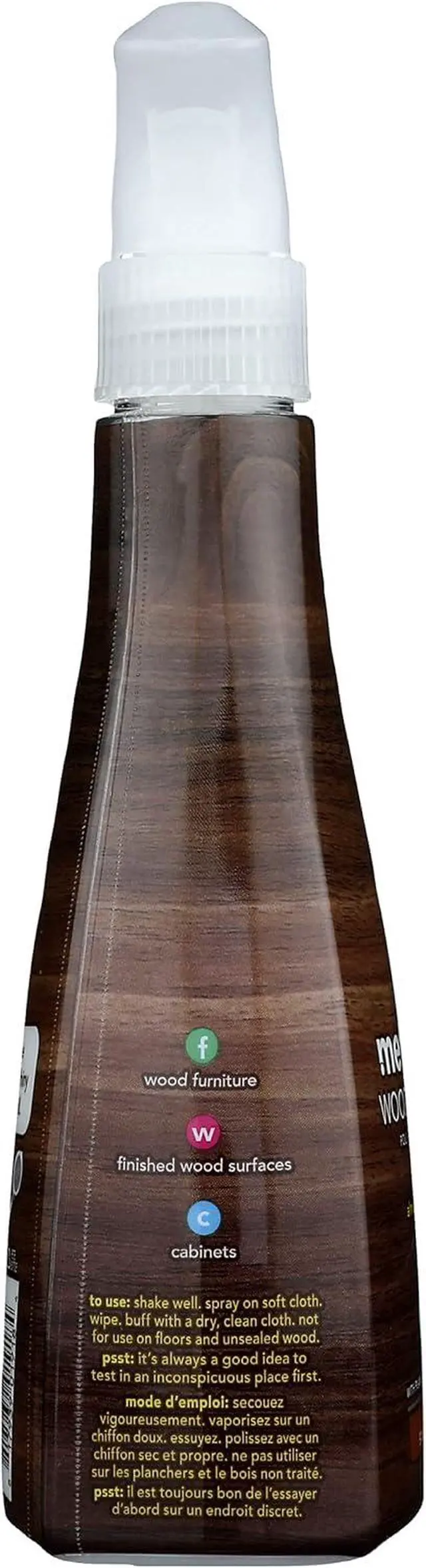 Alt view image 6 of 7 - method Wood Polish, Almond, 14 fl oz | Polishes and Shines, Streak Free, Leaves a Shine, For Wood Surfaces, Furniture, and Cabinets