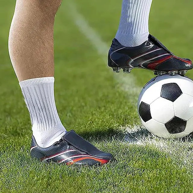 Alt view image 2 of 4 - 6 Pairs 4-12 Years Old Kids Soccer Grip Socks Anti Slip Athletic Socks Cushioned Football Crew Socks for Teens Boys