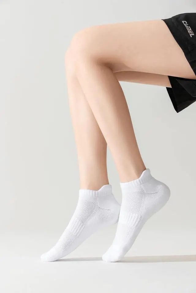 Alt view image 7 of 7 - Rehelu Ankle Socks for Women, Cushioned Low Cut Running Socks Breathable Cotton Gym Socks for Women 5 Pairs
