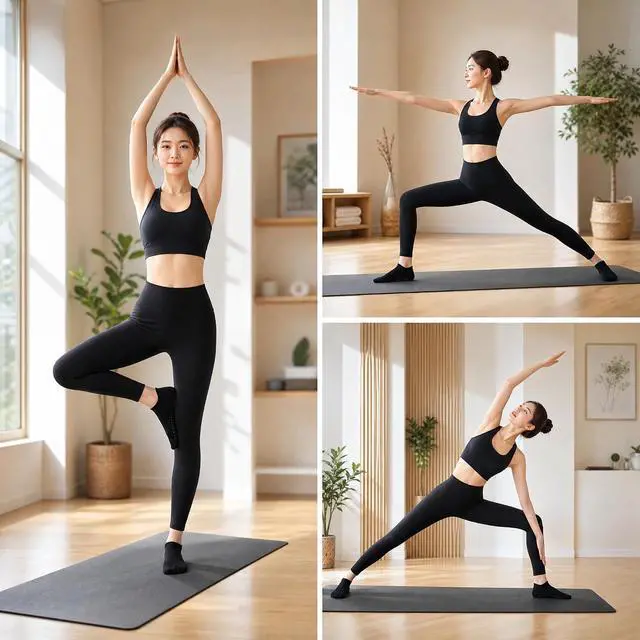 Alt view image 2 of 5 - Pilates Socks with Grips for Women Non Slip Grip Socks for Barre, Ballet, Barefoot, Anti Skid Ankle Yoga Socks