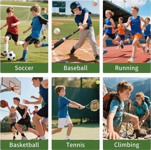 Alt view image 6 of 6 - Youth Grip Soccer Socks with Cross - Anti-Slip Grips Kids Socks with Bible for US 5-10