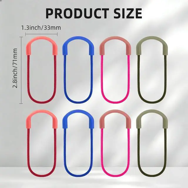 Alt view image 3 of 6 - Water Bottle Handle Loop for Owala FreeSip Twist 18oz & 24oz | Bottle Carry Loop Strap Set, 8 Pack, Multi-Color