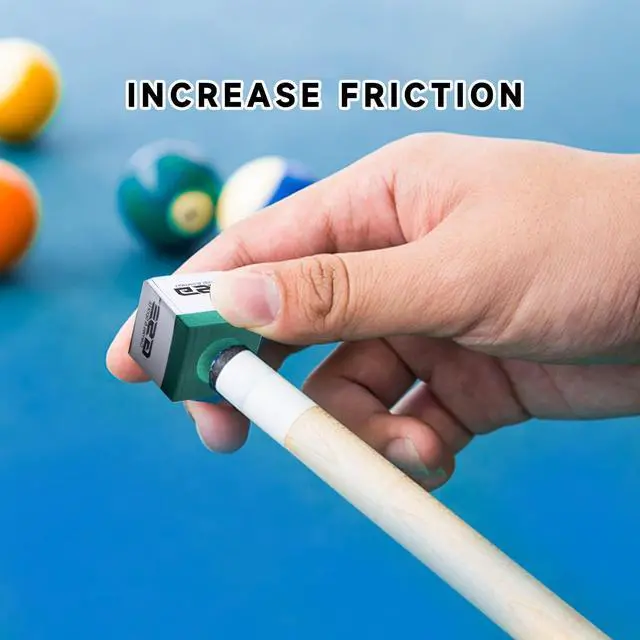 Alt view image 5 of 7 - GSE 12-Pack Billiard Pool Cue Chalks for Home/Tournament Use, Green | Low Dust, Anti-Miscue, Enhanced Spin & Control, Portable Storage Box Packaged, Billiard Pool Table Accessories