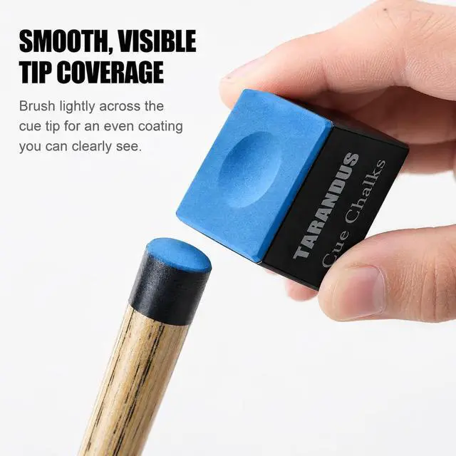 Alt view image 3 of 7 - Billiard Cue Chalk, 12-Pack of Pool Cue Chalks, Billiard Pool Table Accessories for Home/Tournament Use (4 Colors Pool Chalk Available)