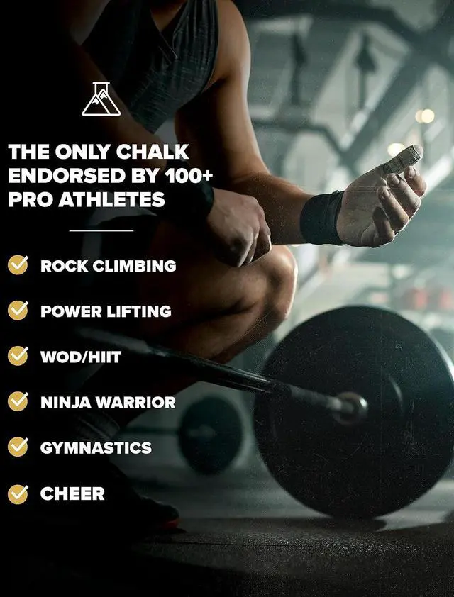 Alt view image 5 of 7 - Friction Labs Premium Loose Climbing Chalk, High-Performance Hand Chalk | Superior Grip For Climbing, Weightlifting & Gymnastics, Skin Friendly Loose Chalk, Comes in Fine, Chunky & Super Chunky