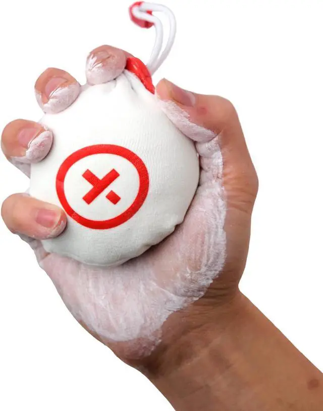 Alt view image 2 of 7 - Chalk Sock 2 oz - Premium Refillable Chalk Ball - Made in USA - Performance Grade Grip Enhancer for Weightlifting, Rock Climbing, Gymnastics, Disc Golf and More
