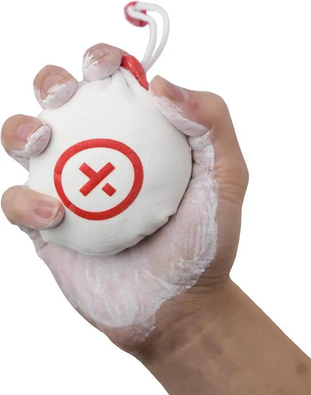 Alt view image 7 of 7 - Chalk Sock 2 oz - Premium Refillable Chalk Ball - Made in USA - Performance Grade Grip Enhancer for Weightlifting, Rock Climbing, Gymnastics, Disc Golf and More