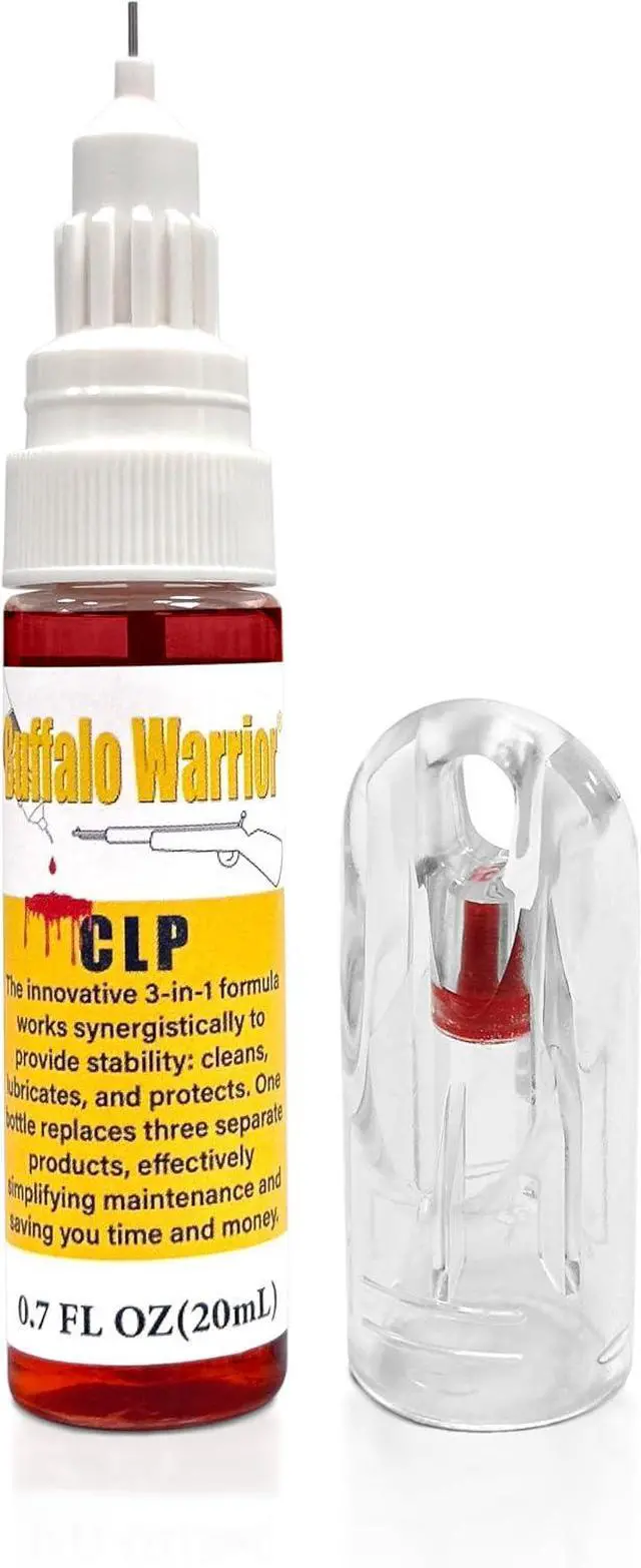 Main image of 3-in-1 Gun Maintenance CLP Oil (1 Bottle of 20ml) | 3-in-1 CLP cleans, lubricates & protects. Built-in brush for detailed cleaning, needle tip for precise application.