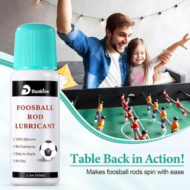 Alt view image 3 of 7 - Foosball Rod, 100% Silicone Lubricant, No Spill Applicator | Foosball Lubrication Oil for Table Rods Accessories