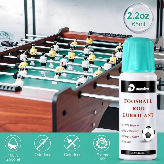 Alt view image 5 of 7 - Foosball Rod, 100% Silicone Lubricant, No Spill Applicator | Foosball Lubrication Oil for Table Rods Accessories