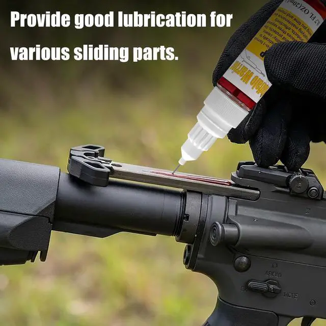 Alt view image 4 of 7 - 3-in-1 Gun Maintenance CLP Oil (1 Bottle of 20ml) | 3-in-1 CLP cleans, lubricates & protects. Built-in brush for detailed cleaning, needle tip for precise application.