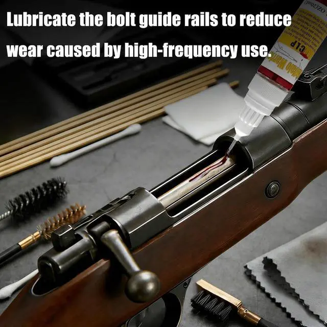 Alt view image 5 of 7 - 3-in-1 Gun Maintenance CLP Oil (1 Bottle of 20ml) | 3-in-1 CLP cleans, lubricates & protects. Built-in brush for detailed cleaning, needle tip for precise application.