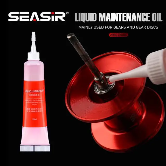 Alt view image 4 of 6 - SEASIR Fishing Reel Oil, 2Pcs Reel Oil and Grease Kit, Multi-Purpose Reel Lubricant for Reel Bearings, Bushings and Shafts - Spinning, Baitcasting, Freshwater, Saltwater
