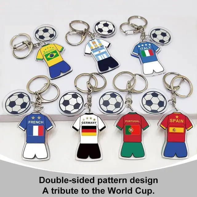 Alt view image 4 of 7 - 2026 World Cup Fan Soccer Keychain - 2026 World Cup Fan Keychain, Soccer Fan Gift & Souvenir (2PCS)