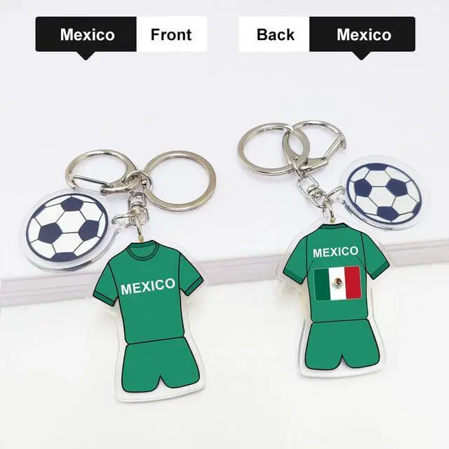 Alt view image 2 of 7 - 2026 World Cup Fan Soccer Keychain - 2026 World Cup Fan Keychain, Soccer Fan Gift & Souvenir (2PCS)