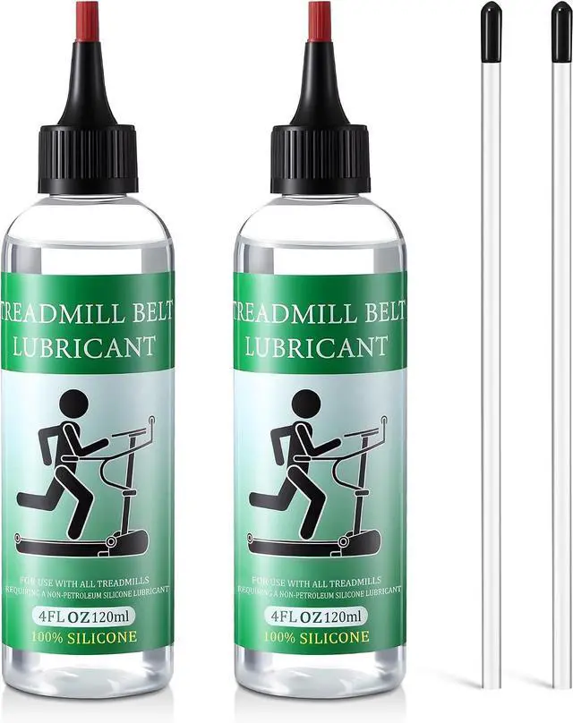 Main image of 8oz Treadmill Lubricant for Belt, 100% Silicone Oil | High Temperature Resistant, Walking Pad Lube with 2 Application Tubes and Precision Screw Caps, for Most Types of Treadmills