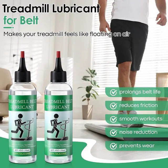 Alt view image 5 of 7 - 8oz Treadmill Lubricant for Belt, 100% Silicone Oil | High Temperature Resistant, Walking Pad Lube with 2 Application Tubes and Precision Screw Caps, for Most Types of Treadmills